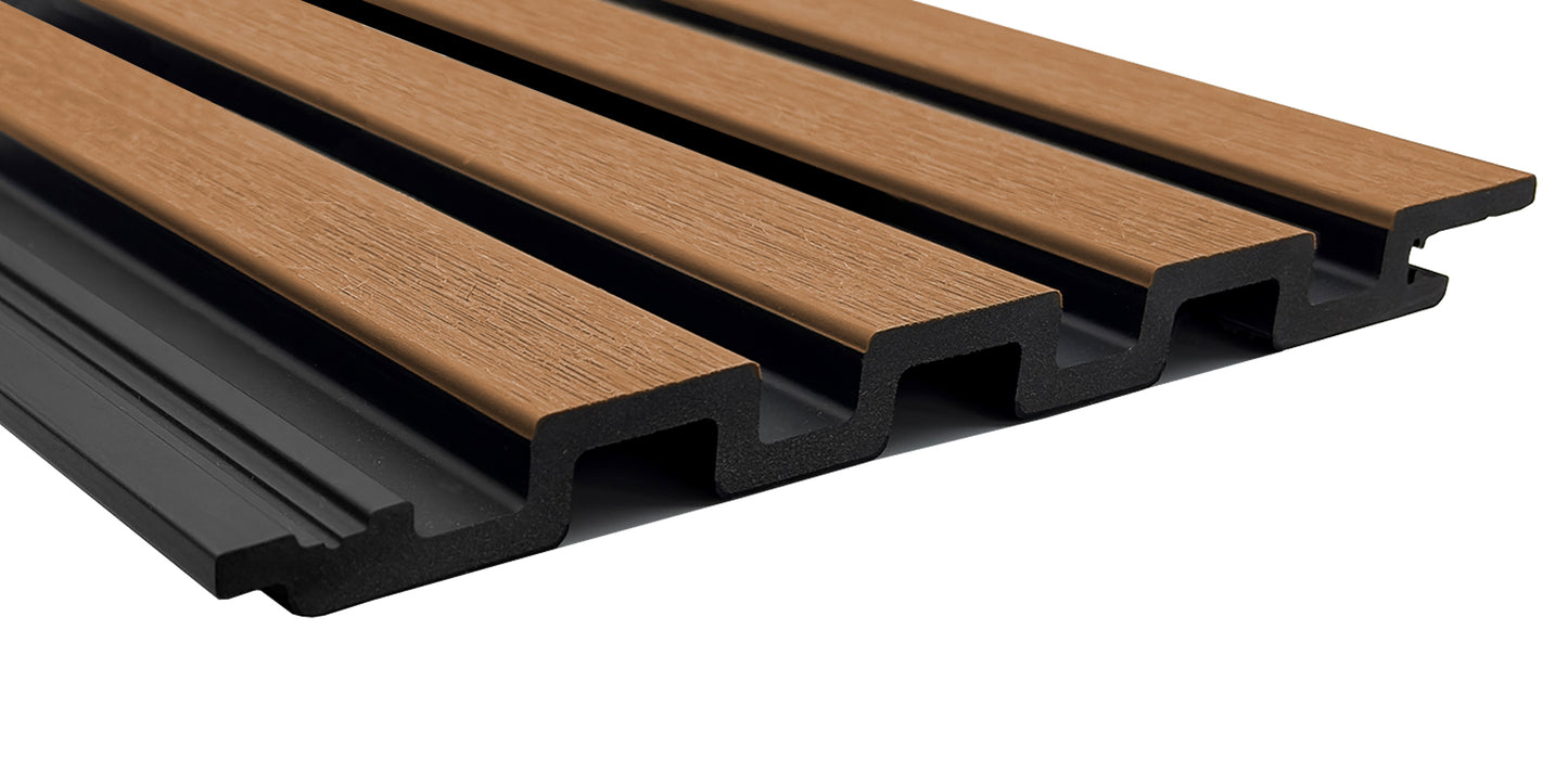 Outdoor Panels - Teak | 114’’ H x 7.8’’ W