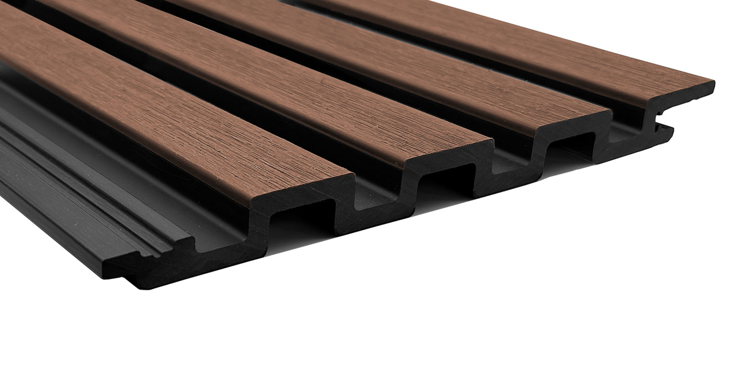 Outdoor Panels - Walnut | 114’’ H x 7.8’’ W