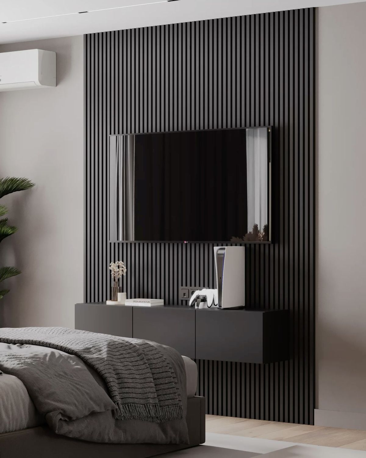 WPC Exterior Wall Panels | UV & Weather Resistant Cladding Panels | Modern Facade Paneling for Homes & Buildings - Grey | 114’’H x 7.8’’W - PICK UP ONLY (4309 Steeles Ave West)