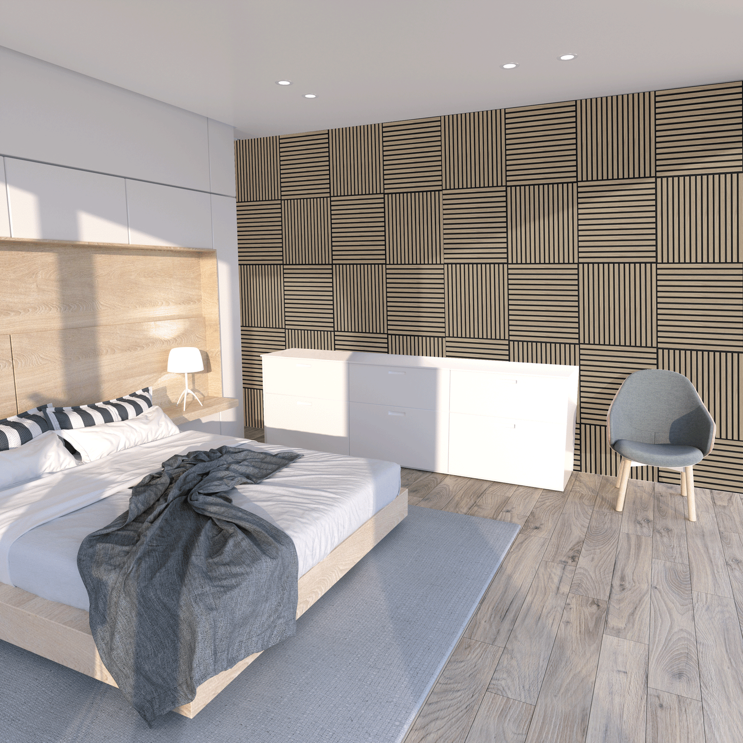 Acoustica Square Panels | Premium Soundproofing & Interior Decor | 23.5” x 23.5” | Covers 3.8 sq. ft. PICK UP ONLY (4309 Steeles Ave West)