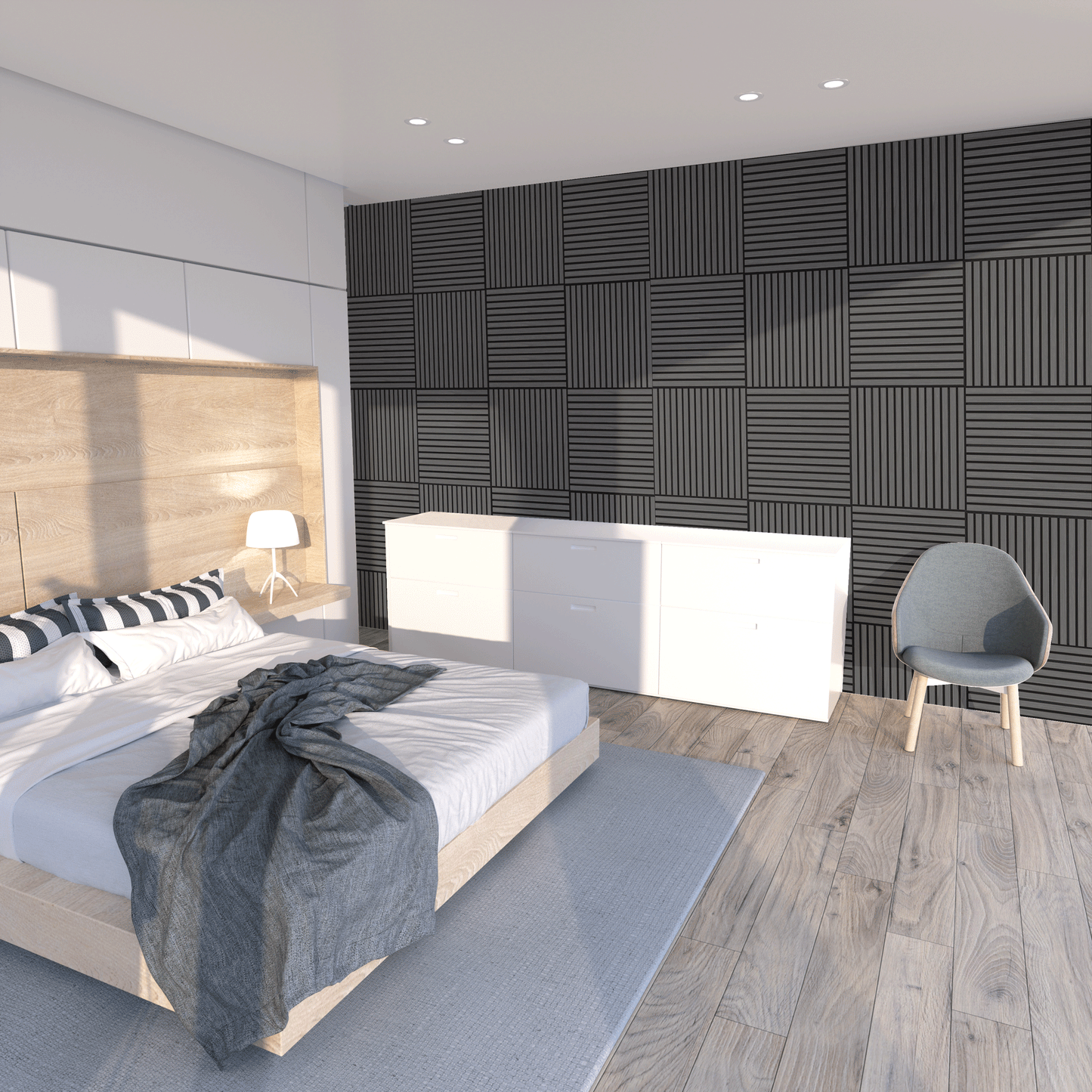 Acoustica Square Panels | Premium Soundproofing & Interior Decor | 23.5” x 23.5” | Covers 3.8 sq. ft. PICK UP ONLY (4309 Steeles Ave West)