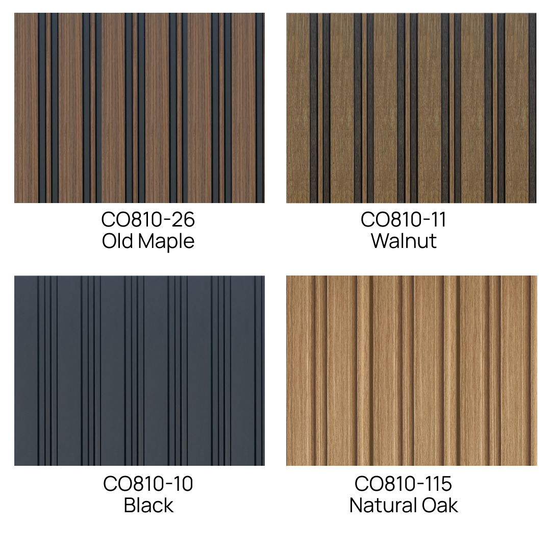 MIA Collection | Faux Wood Panels | Waterproof Slat Panel | 94.5” x 4.8” | 3.15 sqft.