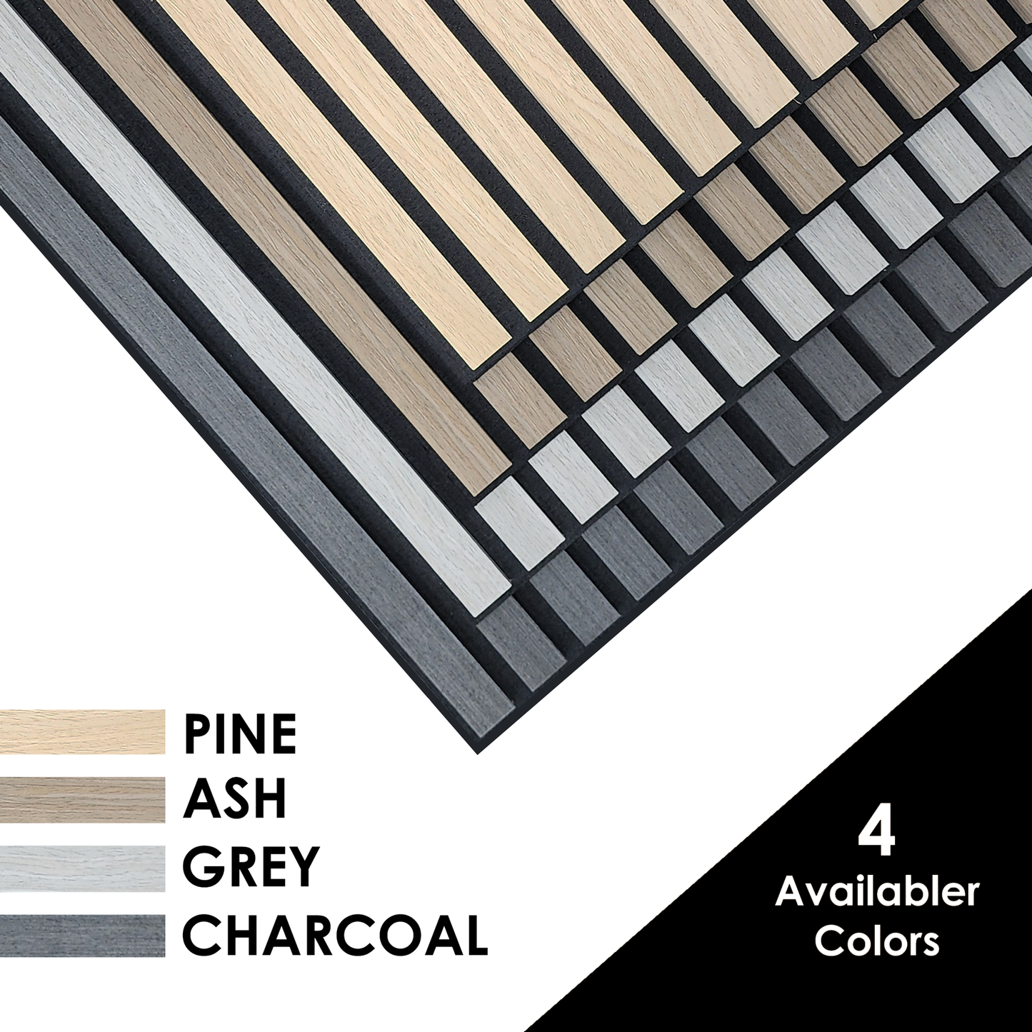 Acoustica Square Panels | Premium Soundproofing & Interior Decor | 23.5” x 23.5” | Covers 3.8 sq. ft. PICK UP ONLY (4309 Steeles Ave West)