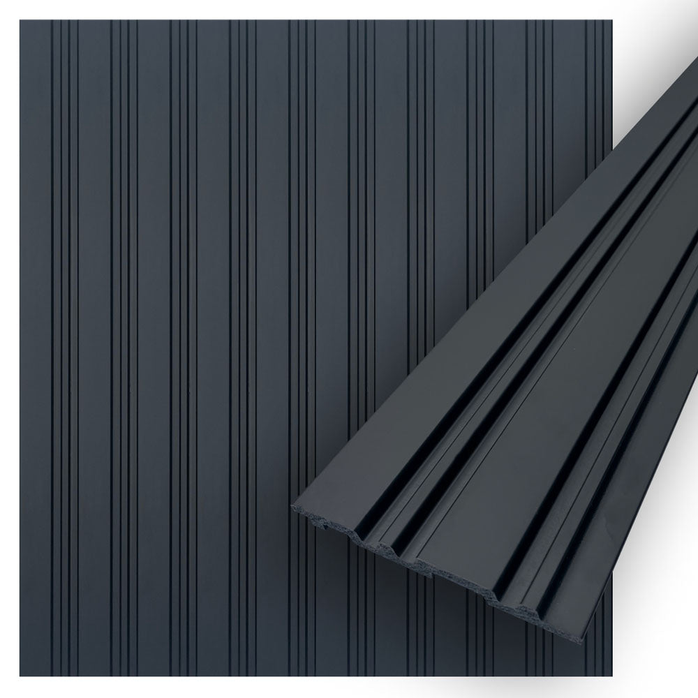MIA Collection | Faux Wood Panels | Waterproof Slat Panel | 94.5” x 4.8” | 3.15 sqft.