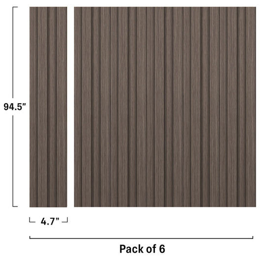 ADA Collection | Faux Wood Panels | Waterproof Slat Panel | 94.5” x 4.8” | 3.15 sqft. PU100-106 - PICK UP ONLY (4309 Steeles Ave West)