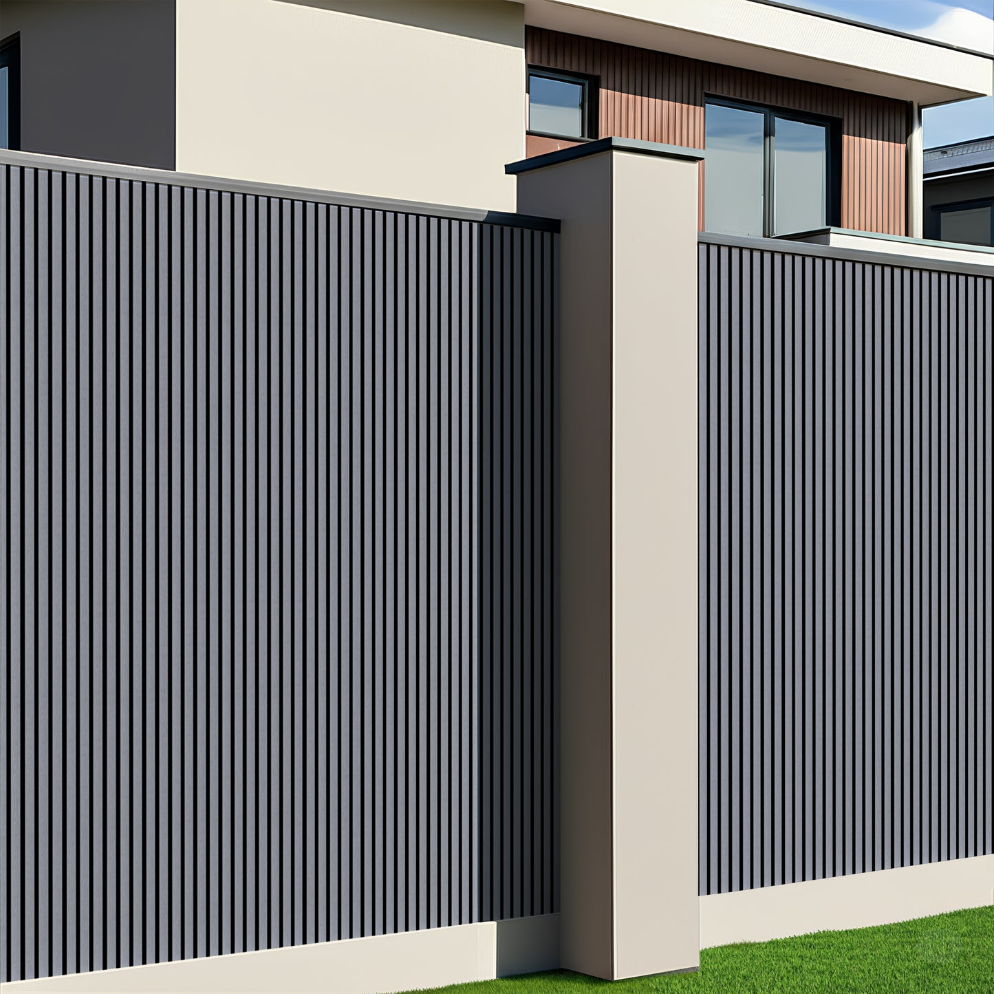 Outdoor Panels - Grey | 114’’ H x 7.8’’ W