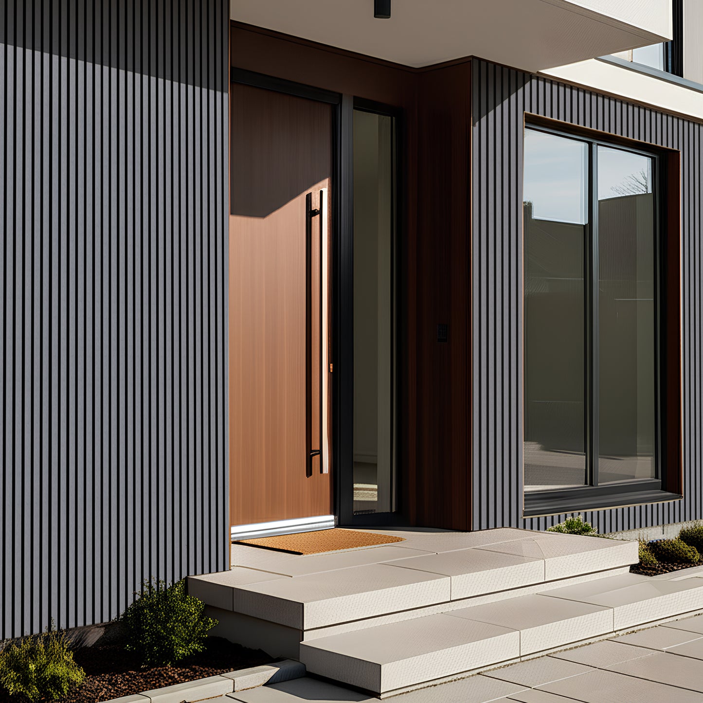 Outdoor Panels - Grey | 114’’ H x 7.8’’ W