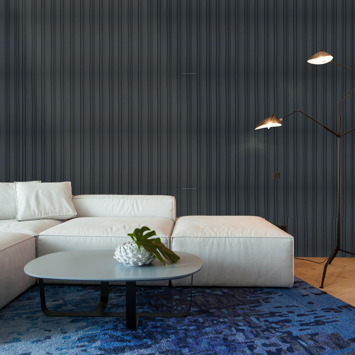 MIA Collection | Faux Wood Panels | Waterproof Slat Panel | 94.5” x 4.8” | 3.15 sqft.