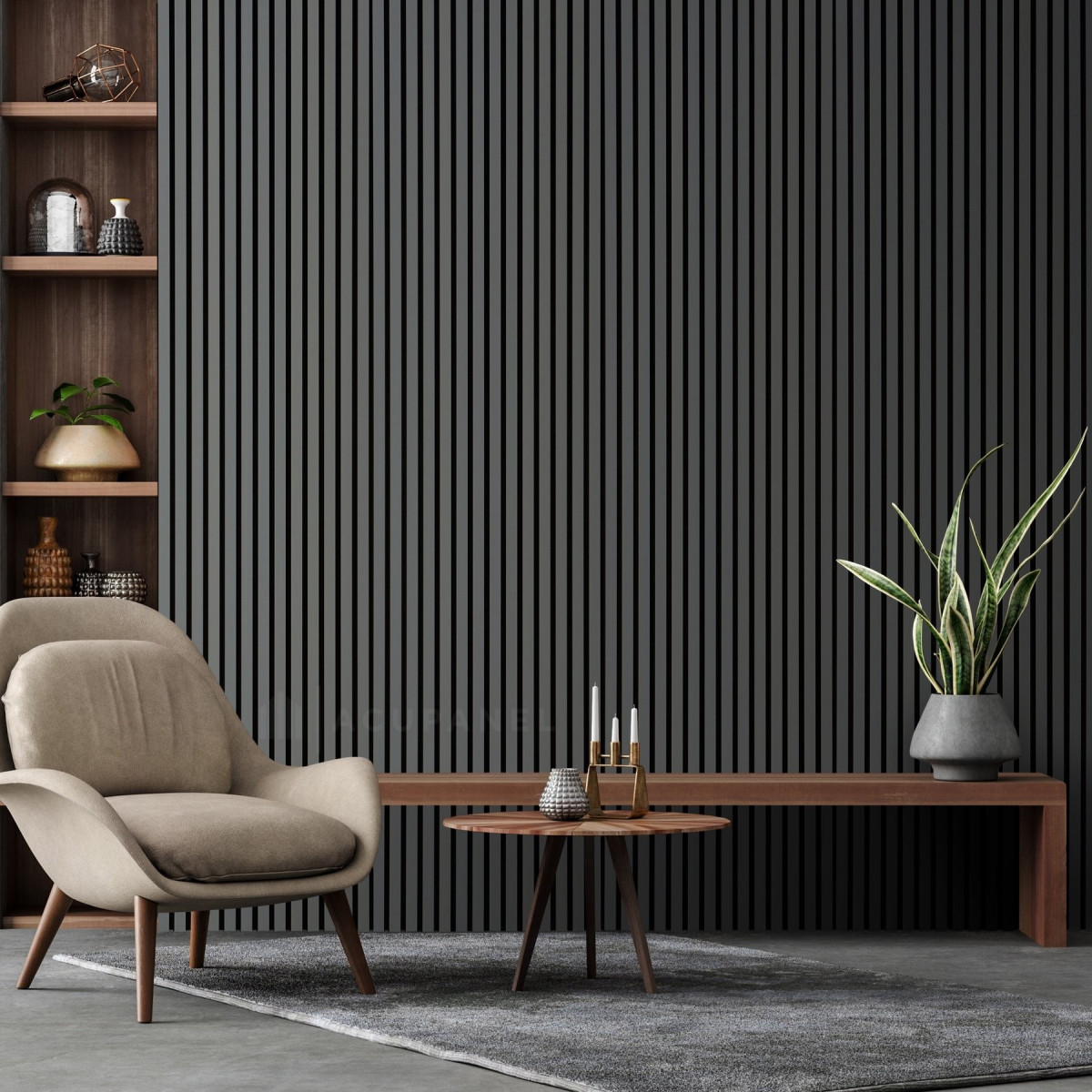 EMMA Collection | Faux Wood Panels | 3D Wood Wall | 94.5” x 4.8” Each | 3.15 sqft.