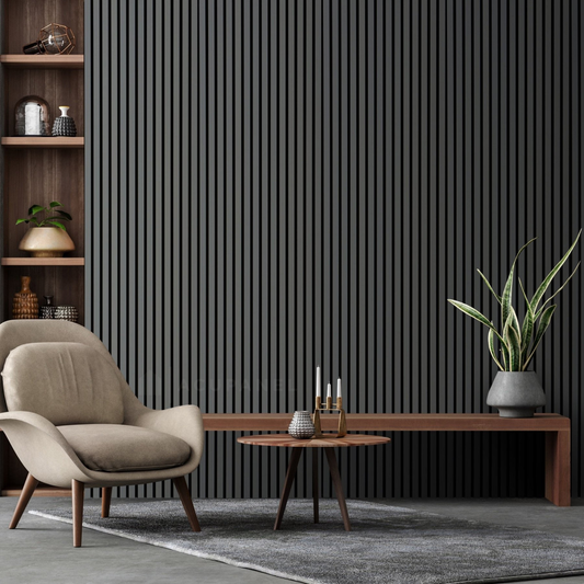 EMMA Collection | Waterproof Slat Panel | 94.5β x 4.8β | 3.15 sqft.