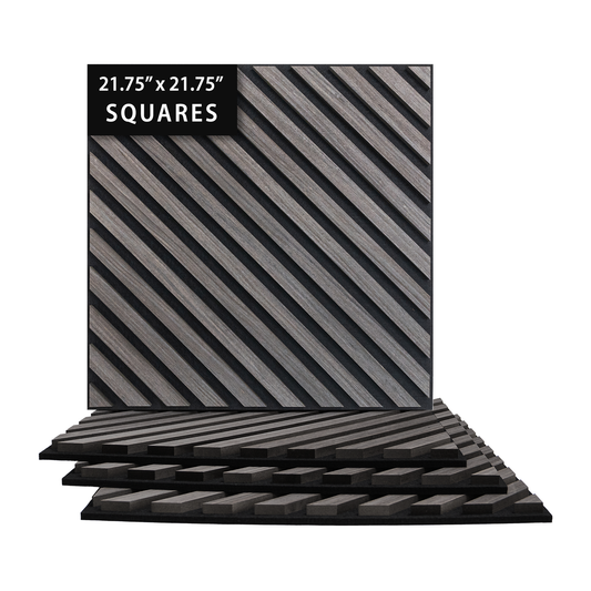 Acoustica Square Diagonal Panels | Premium Soundproofing & Interior Decor | 21.75” x 21.75” | Covers 3.3 sq. ft. PICK UP ONLY (4309 Steeles Ave West)