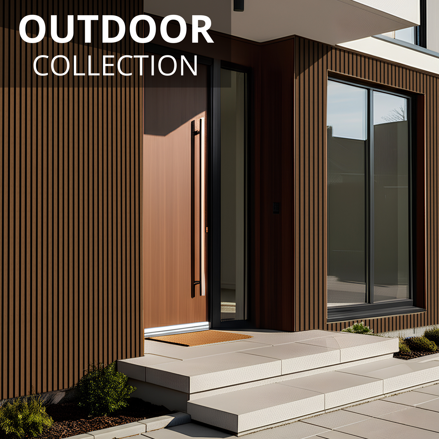 WPC Outdoor Fluted Panels | UV-resistant Panels