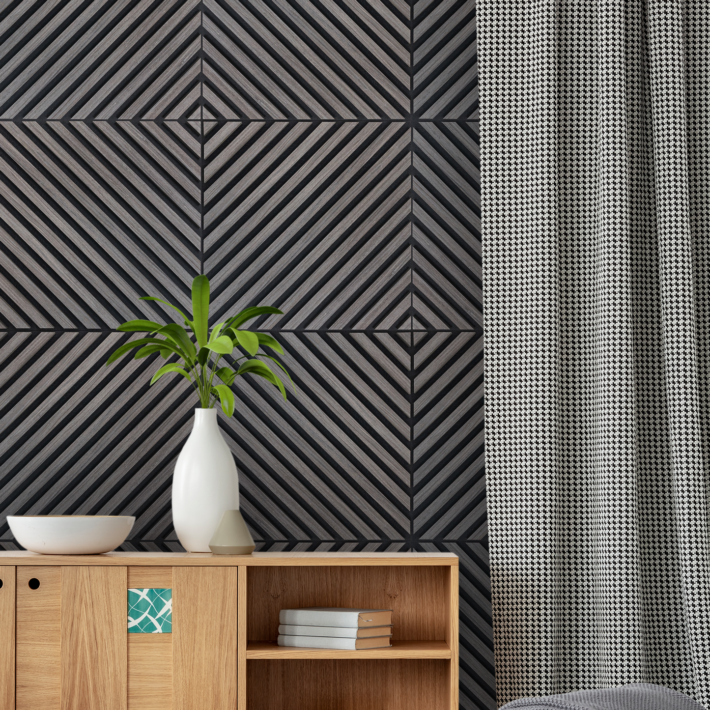 Acoustica Square Diagonal Panels | Premium Soundproofing & Interior Decor | 21.75” x 21.75” | Covers 3.3 sq. ft.