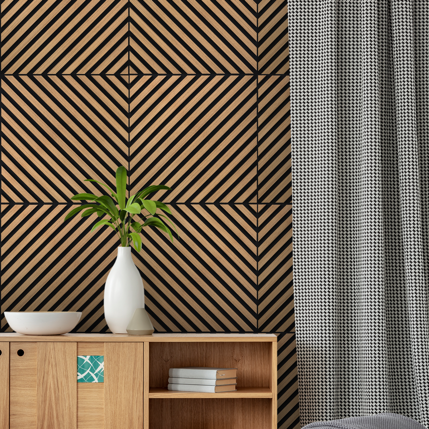 Acoustica Square Diagonal Panels | Premium Soundproofing & Interior Decor | 21.75” x 21.75” | Covers 3.3 sq. ft.