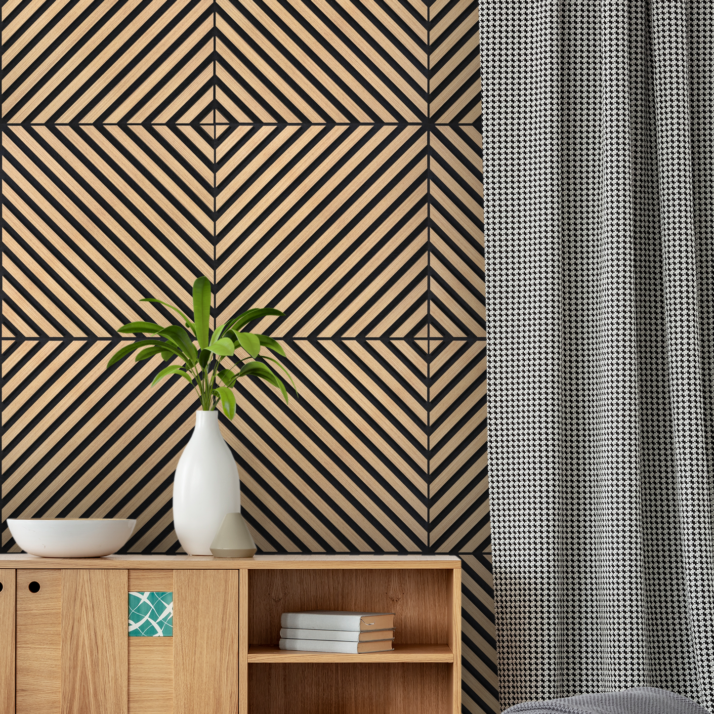 Acoustica Square Diagonal Panels | Premium Soundproofing & Interior Decor | 21.75” x 21.75” | Covers 3.3 sq. ft.