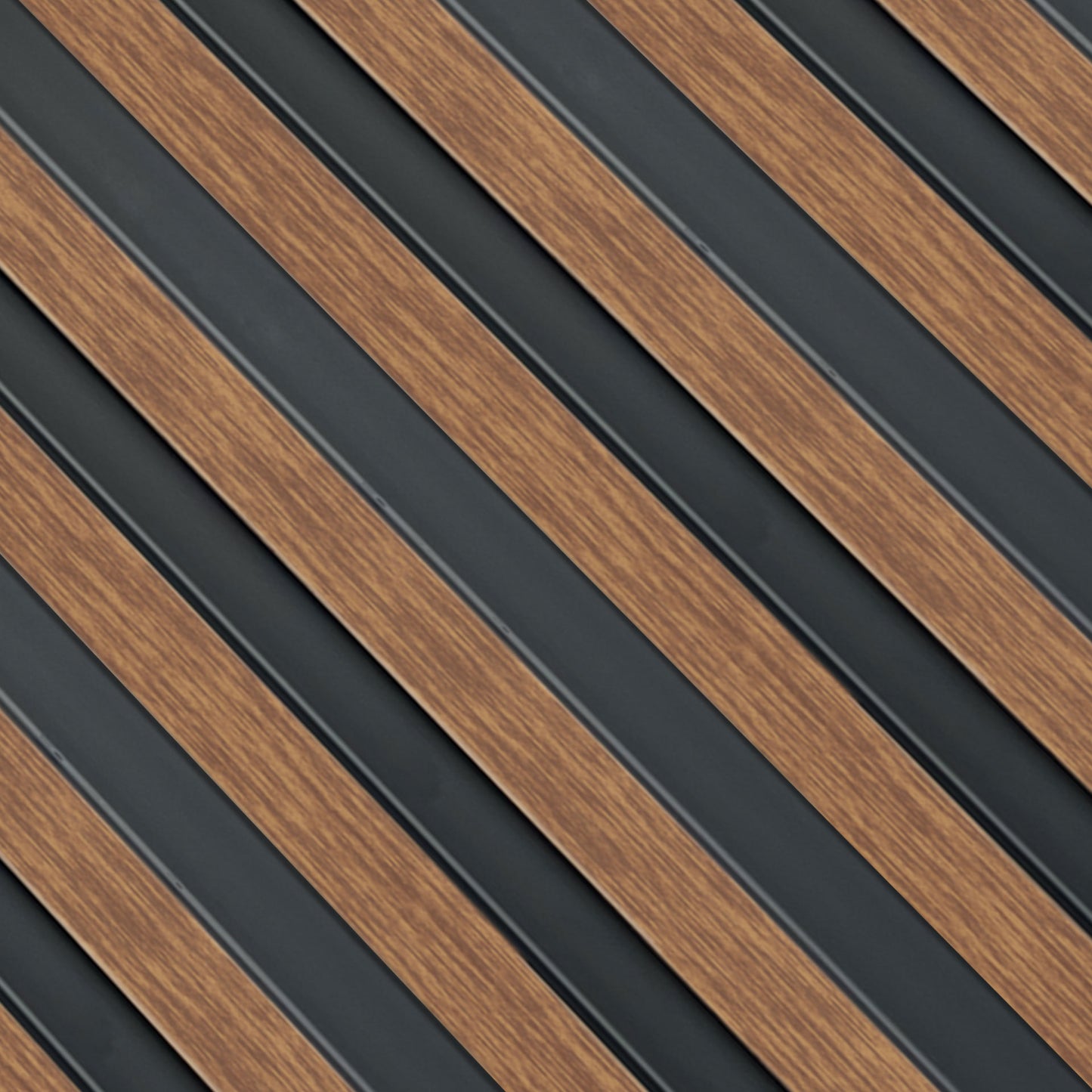 ADA Collection | Faux Wood Panels | Waterproof Slat Panel | 94.5” x 4.8” | 3.15 sqft. PU100-103