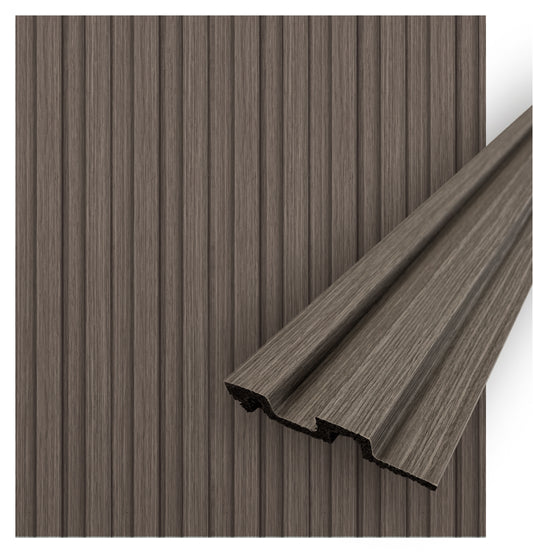 ADA Collection | Faux Wood Panels | Waterproof Slat Panel | 94.5” x 4.8” | 3.15 sqft. PU100-106