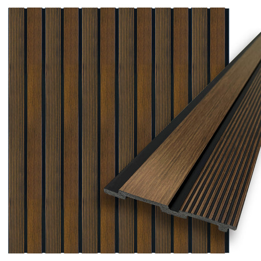 ADA Collection | Faux Wood Panels | Waterproof Slat Panel | 94.5” x 4.8” | 3.15 sqft. PU401