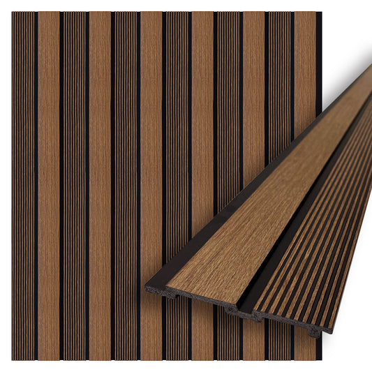 ADA Collection | Faux Wood Panels | Waterproof Slat Panel | 94.5” x 4.8” | 3.15 sqft. PU402