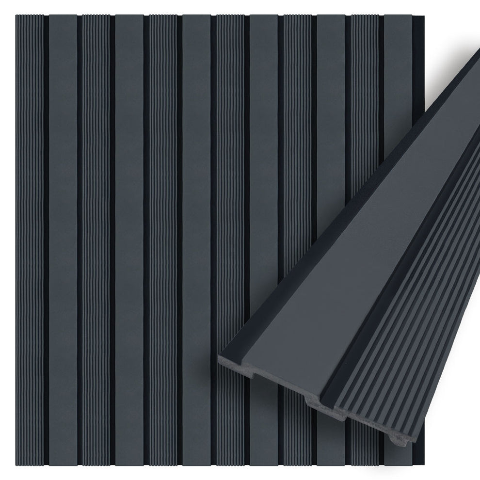 ADA Collection | Faux Wood Panels | Waterproof Slat Panel | 94.5” x 4 ...