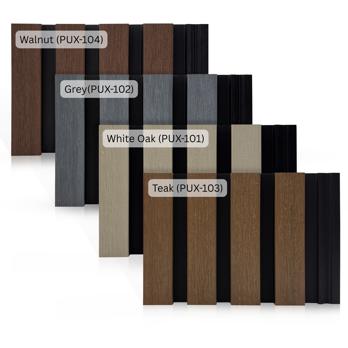 Outdoor Panels - Teak | 114’’ H x 7.8’’ W