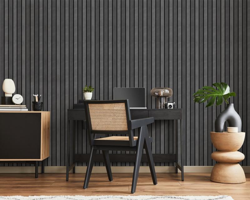 ADA Collection | Faux Wood Panels | Waterproof Slat Panel | 94.5” x 4.8” | 3.15 sqft. PU403