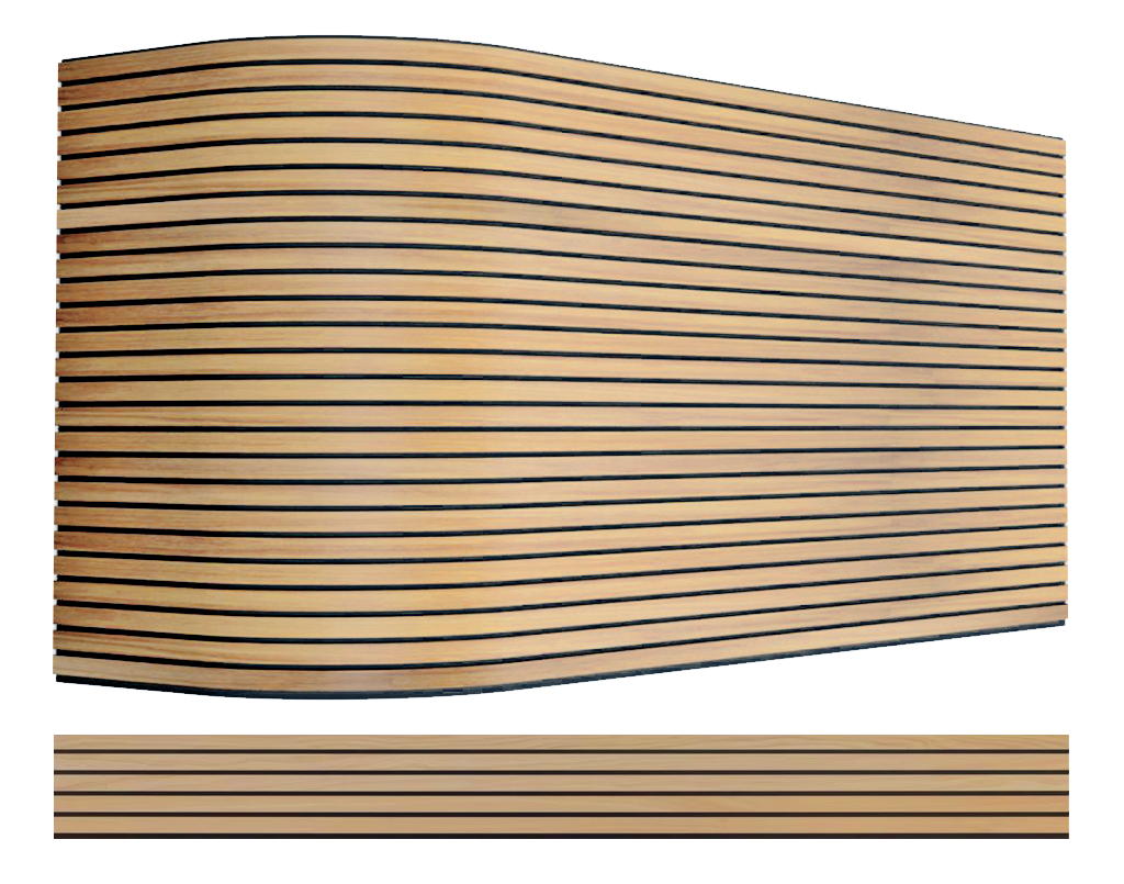 Acoustica Curve (Bendable) Panels | 94.5’’ x 5’’ | 3.3sqft.