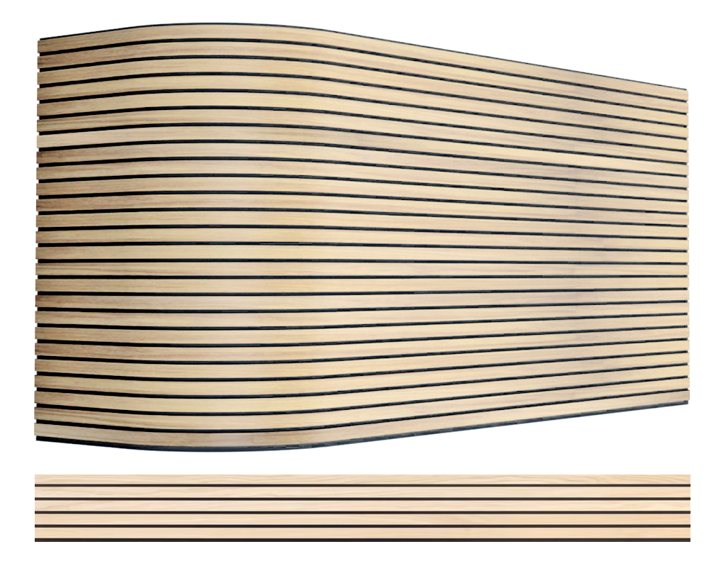 Acoustica Curve (Bendable) Panels | 94.5’’ x 5’’ | 3.3sqft.